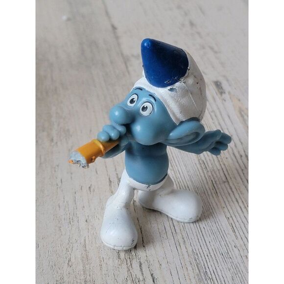 Peyo 2013 AS IS birthday party smurf toy figure - Picture 2 of 9